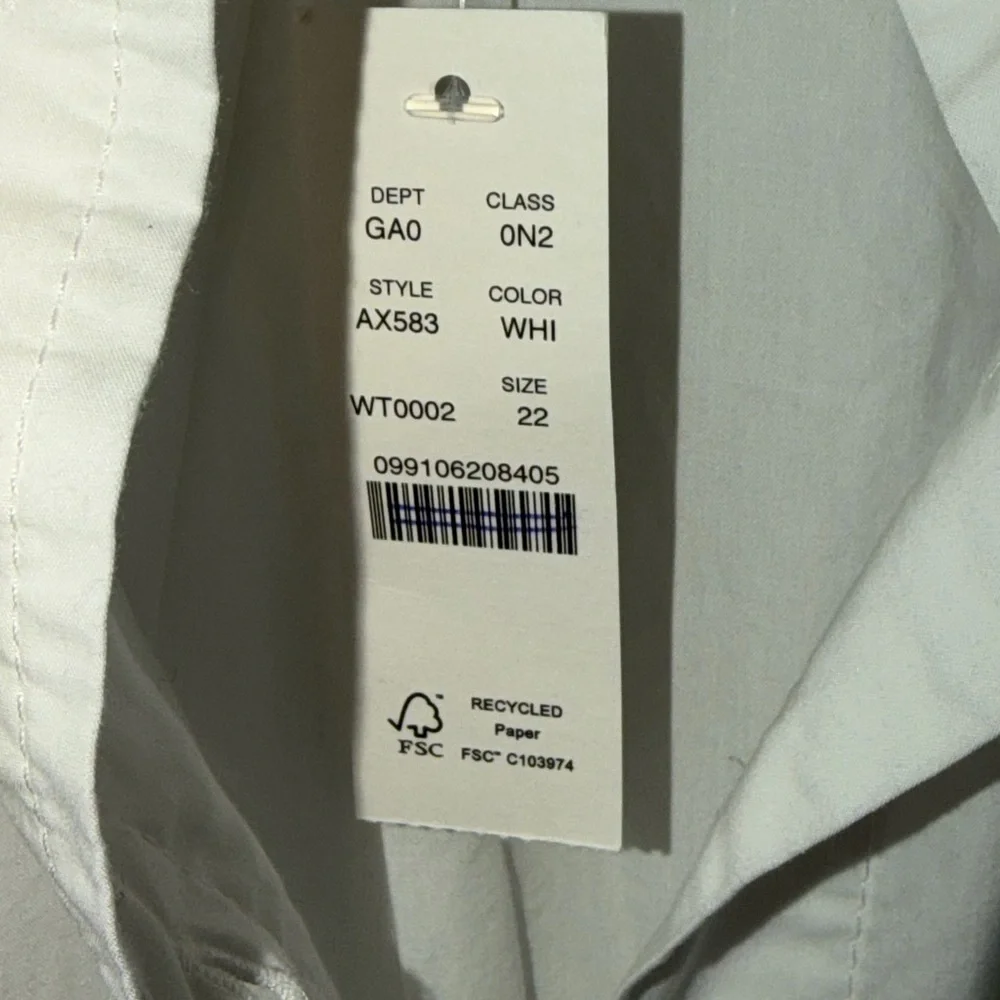 J. Crew NWT White Relaxed Button-Down Shirt